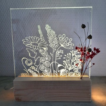 graveren met led licht