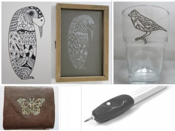 Collage glas graveer collage 1 1