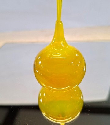 Glasgeblazen flesje 142a