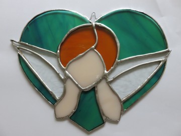 glas beschermengel handgemaakt