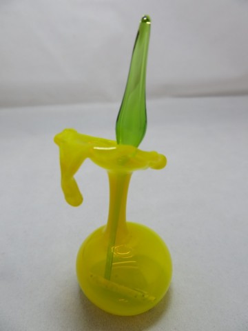 glas geblazen uniek flesje met wens