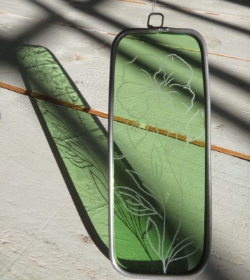 glazen decoratie hanger