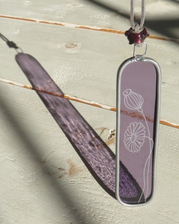 decoratie glas hanger