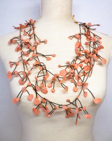 ketting bolletjes oranje