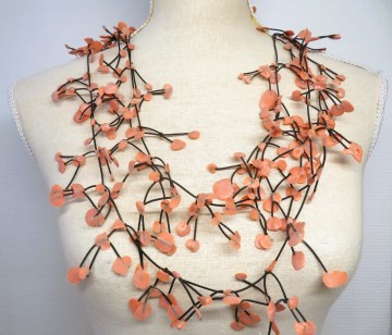 ketting bolletjes oranje