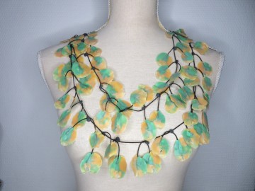 rubber ketting geel groen