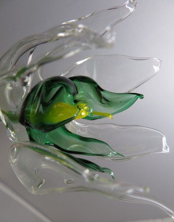 geblazen bloem van glas