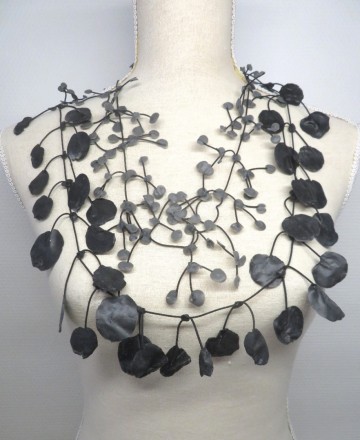 rubber ketting zwart grijs