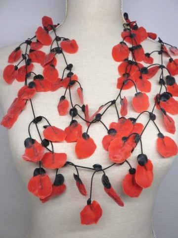 rode rubber ketting