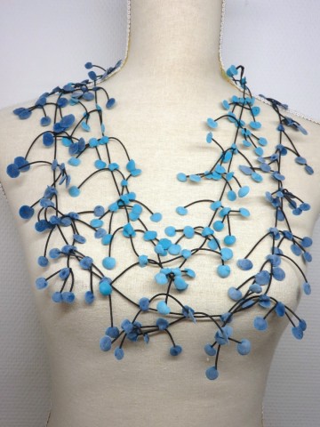 rubber ketting blauw