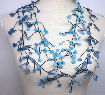 rubber ketting blauw