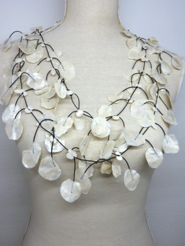ketting rubber parelmoer