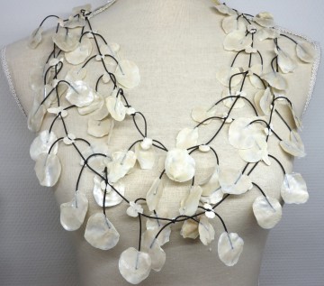 ketting rubber parelmoer