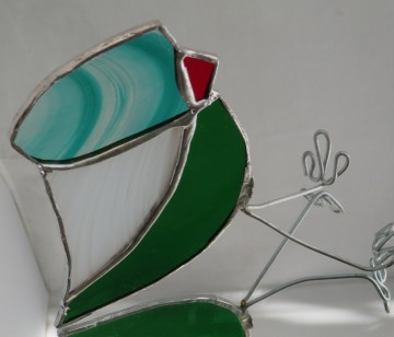 vogel van glas tiftany