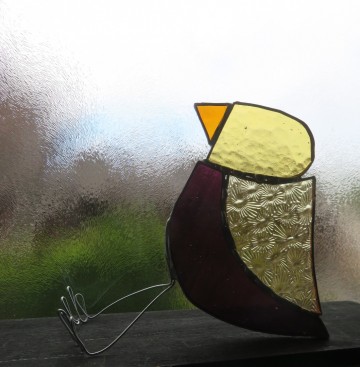 glazen vogel tiffany techniek