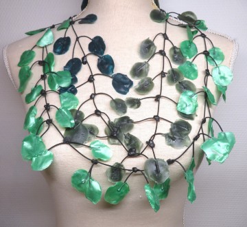 latex ketting groen