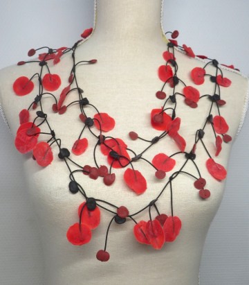 rubber ketting rood