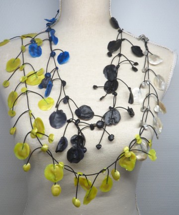 rubber ketting 4 kleuren