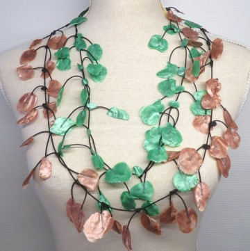 rubber ketting koper groen