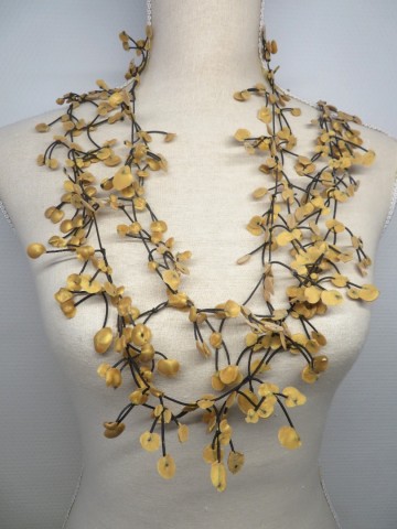 ketting latex goud