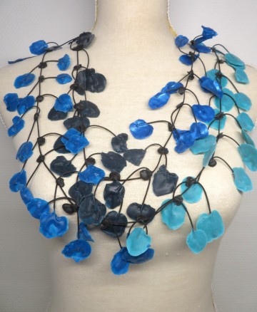 rubber ketting blauw