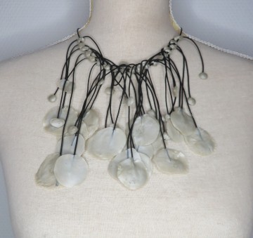 Korte kettiing zilver rubber