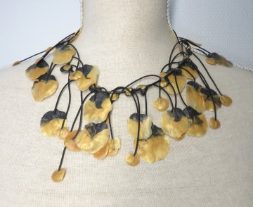 Korte ketting goud latex c