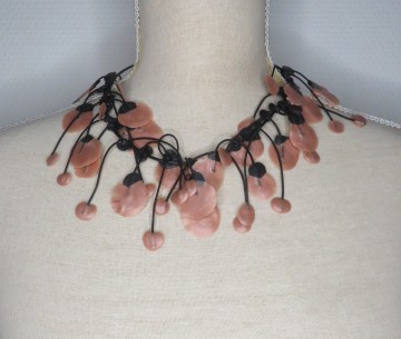 Korte ketting rose latex