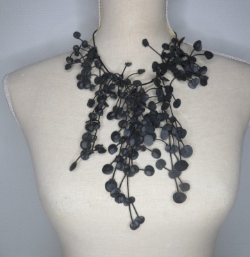 Korte ketting zwart c